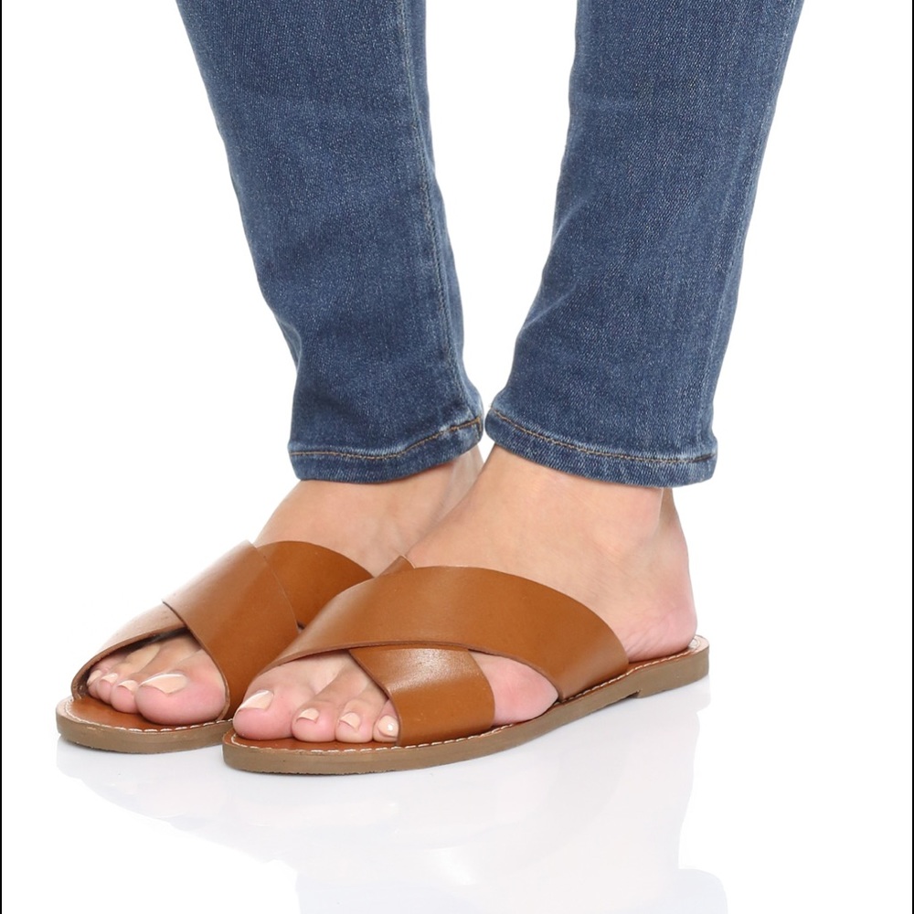Madewell Criss-Cross Leather Sandal